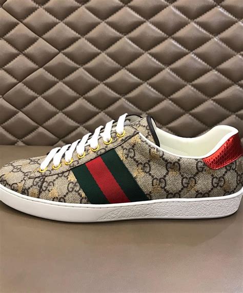 gucci ace gg supreme bees sneaker|Gucci ace studded sneakers.